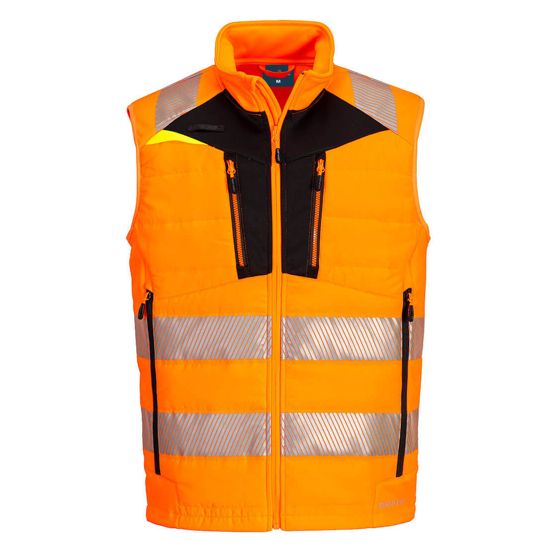 DX4 Hi-Vis Hybrid Baffle Bodywarmer - DX479