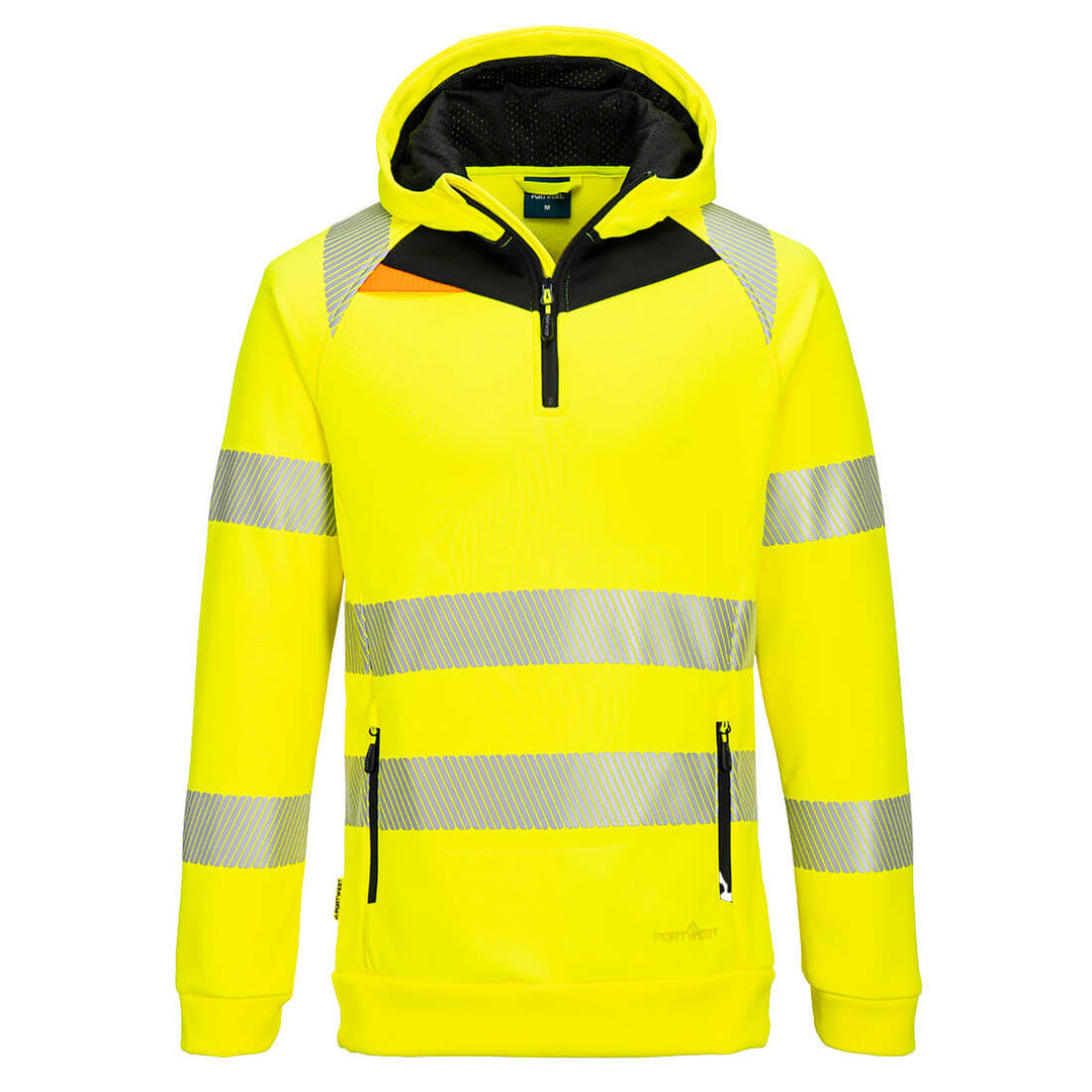 DX4 Hi-Vis 1/4 Zip Hoodie - DX482