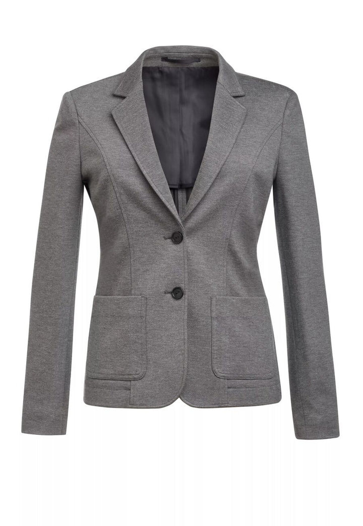 Libra Slim Fit Jersey Stretch Jacket Grey