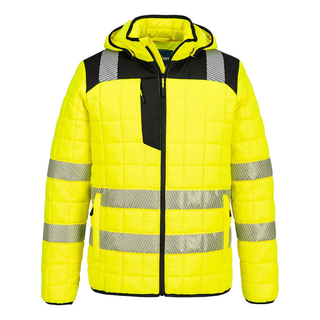 T165 - PW3 Hi-Vis Square Baffle Jacket