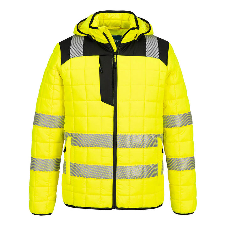 T165 - PW3 Hi-Vis Square Baffle Jacket
