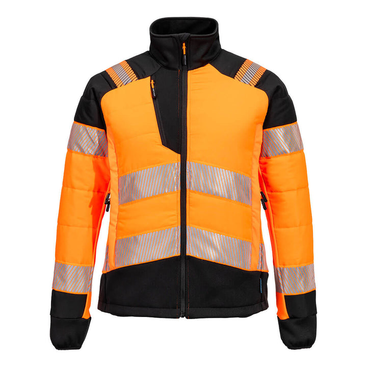 T171 - PW3 Hi-Vis Women's Hybrid Baffle Jacket
