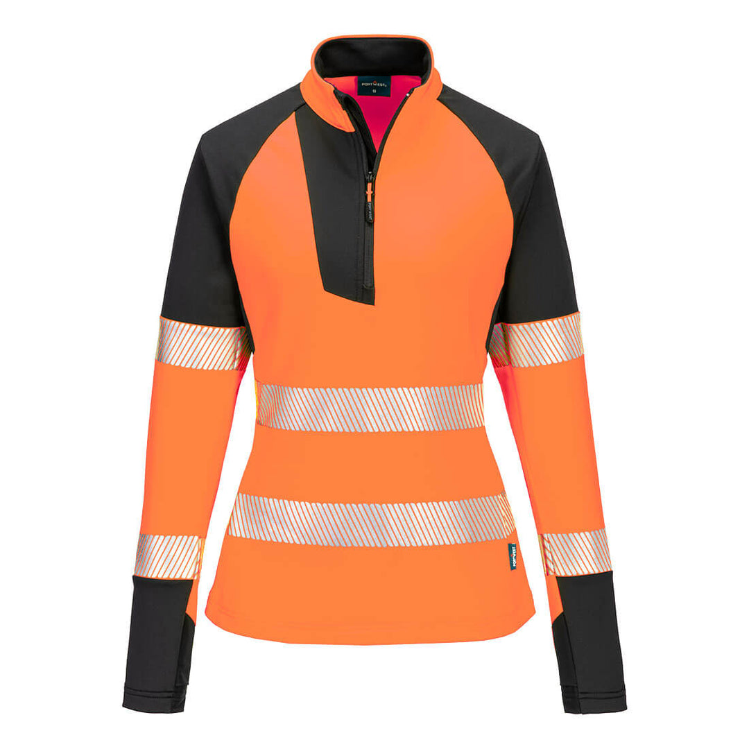 T173 - PW3 Hi-Vis Women's 1/4 Zip Sweatshirt