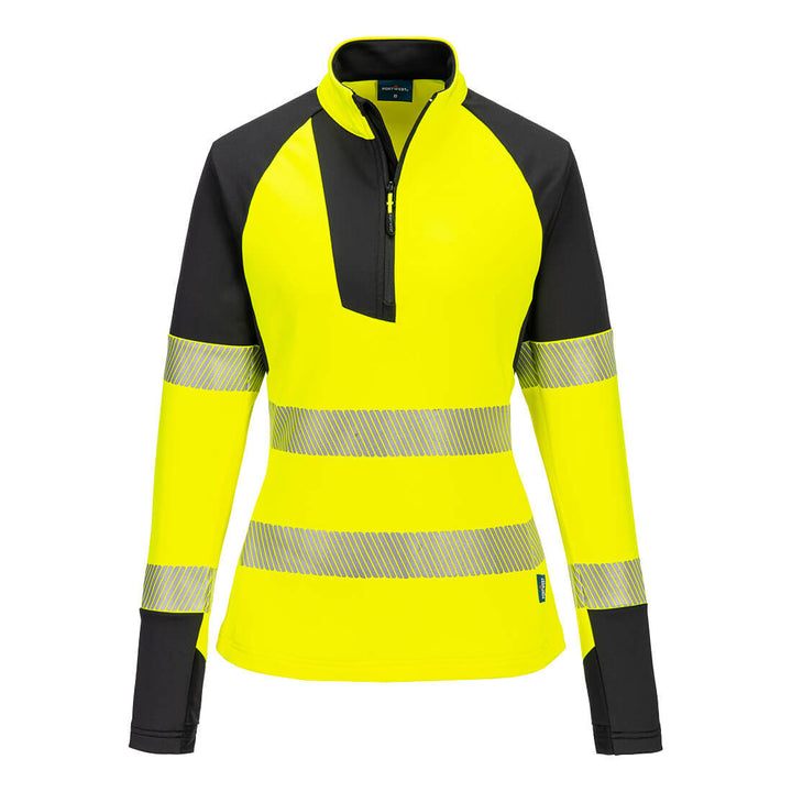 T173 - PW3 Hi-Vis Women's 1/4 Zip Sweatshirt
