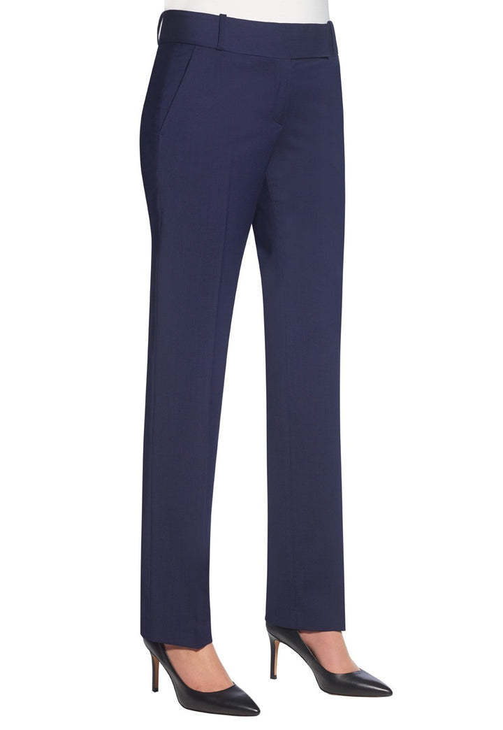 Genoa Tailored Leg Trouser (Mid Blue)