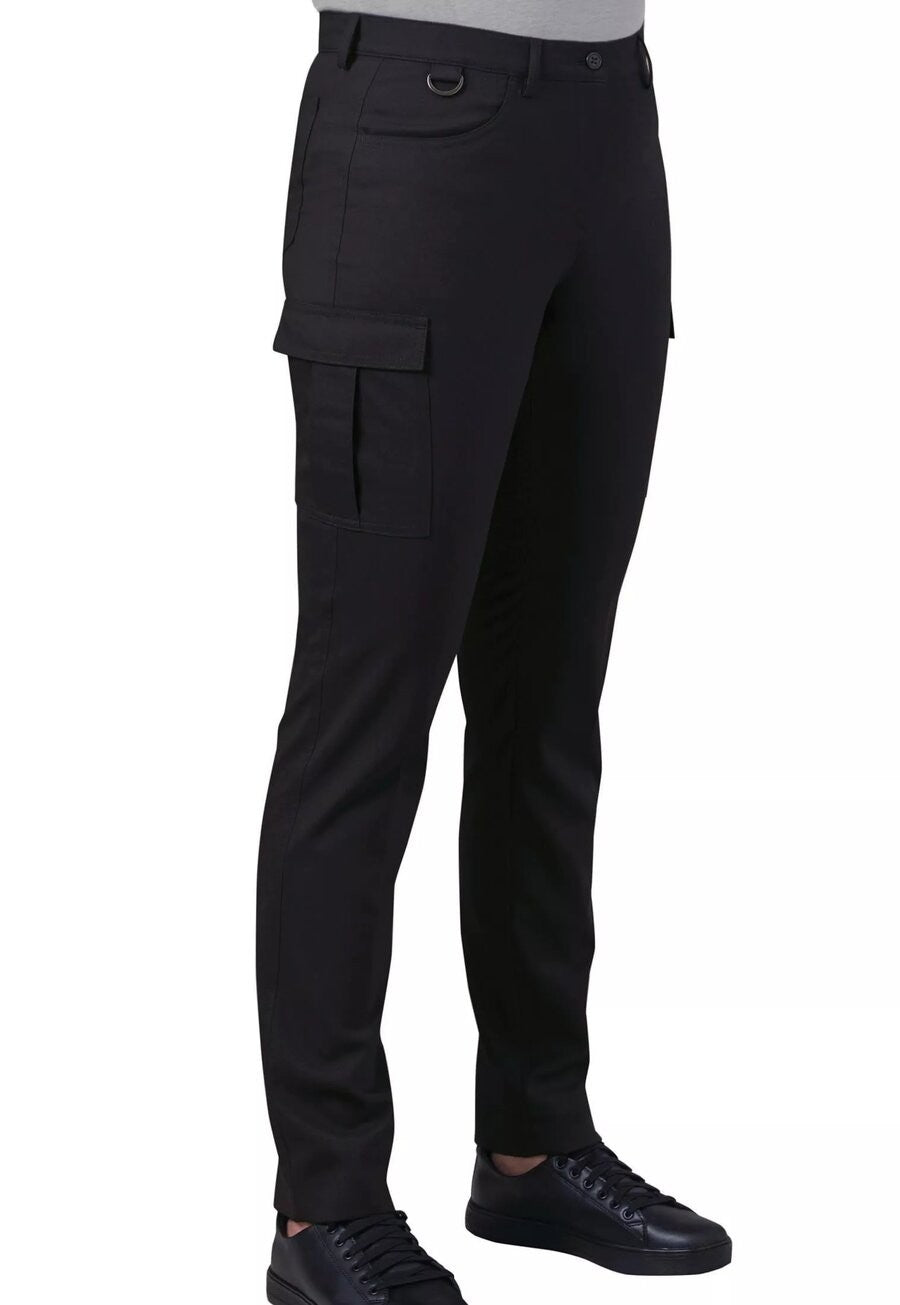 Nantes Tailored Leg Cargo (Black)