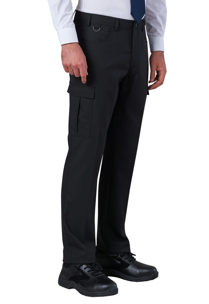 Tours Tailored Fit Cargo Trouser (Black)