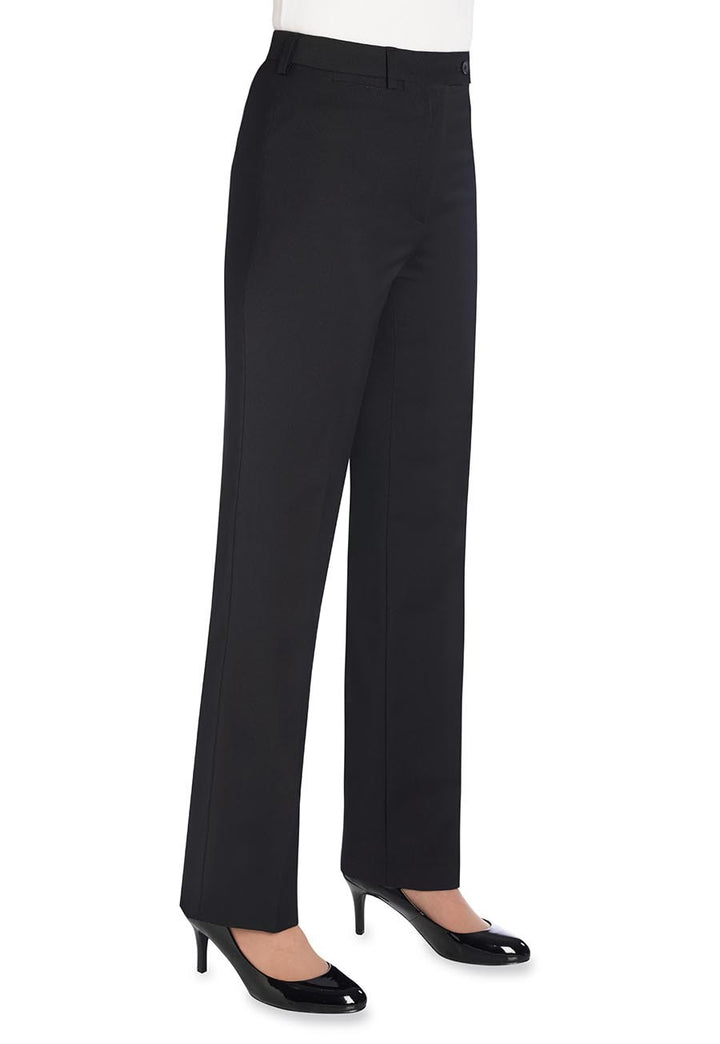 Varese Straight Leg Trouser (Black)