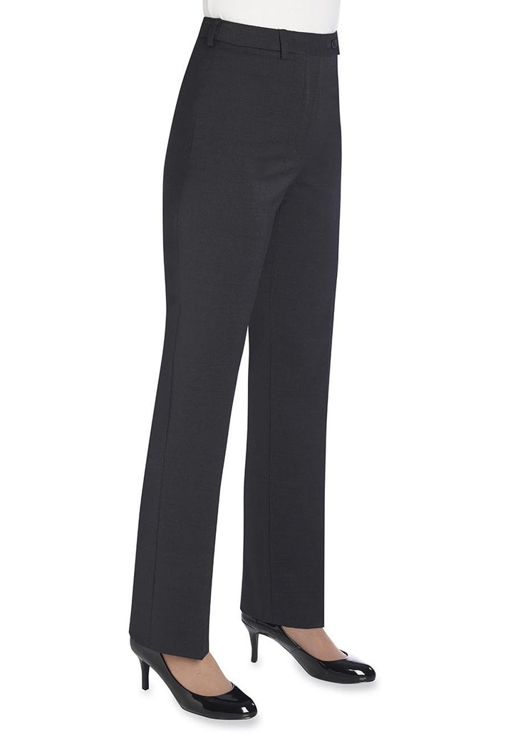 Varese Straight Leg Trouser (Charcoal)