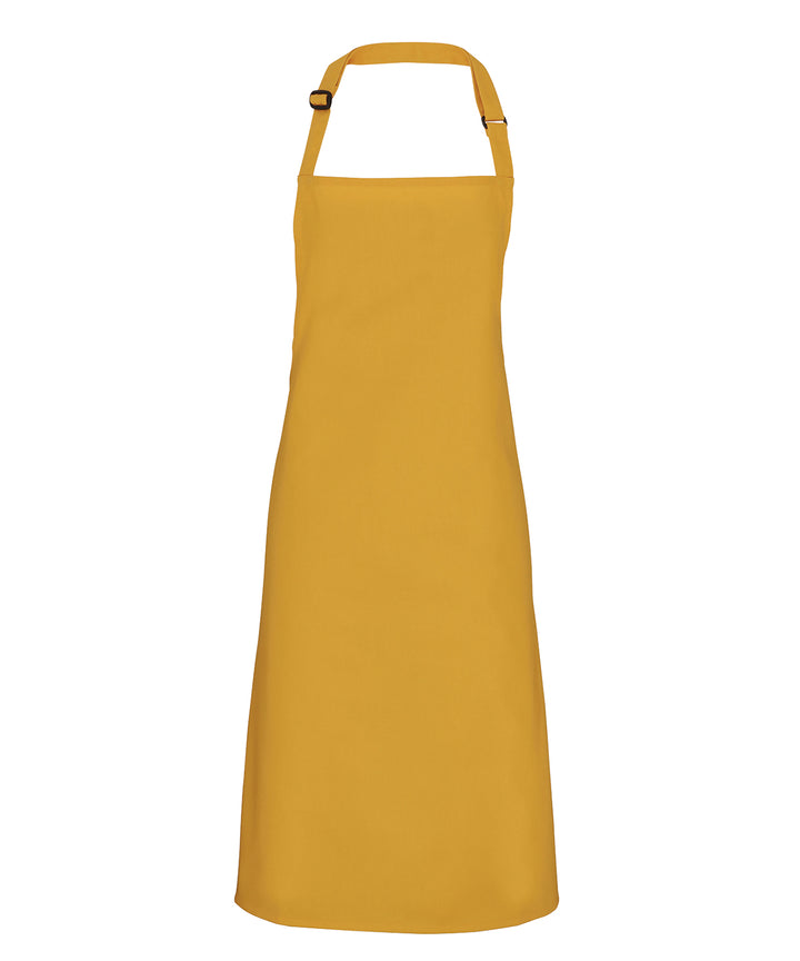 a yellow apron on a white background