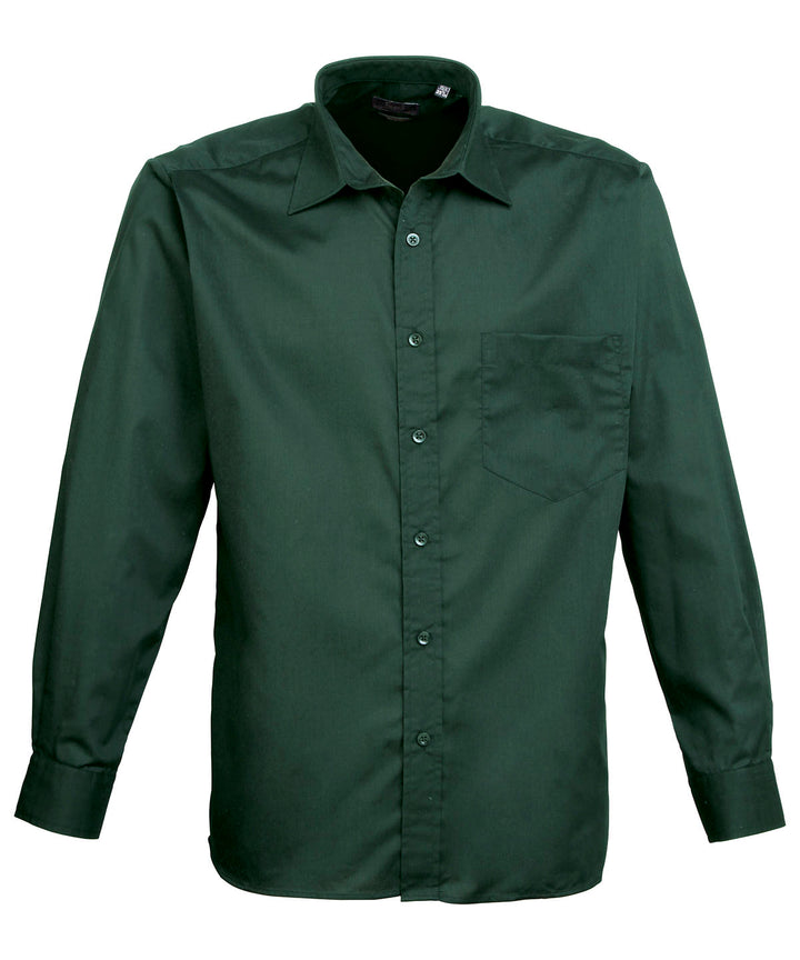 Long sleeve poplin shirt (Green)