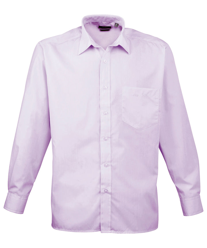 Long sleeve poplin shirt (Magenta)