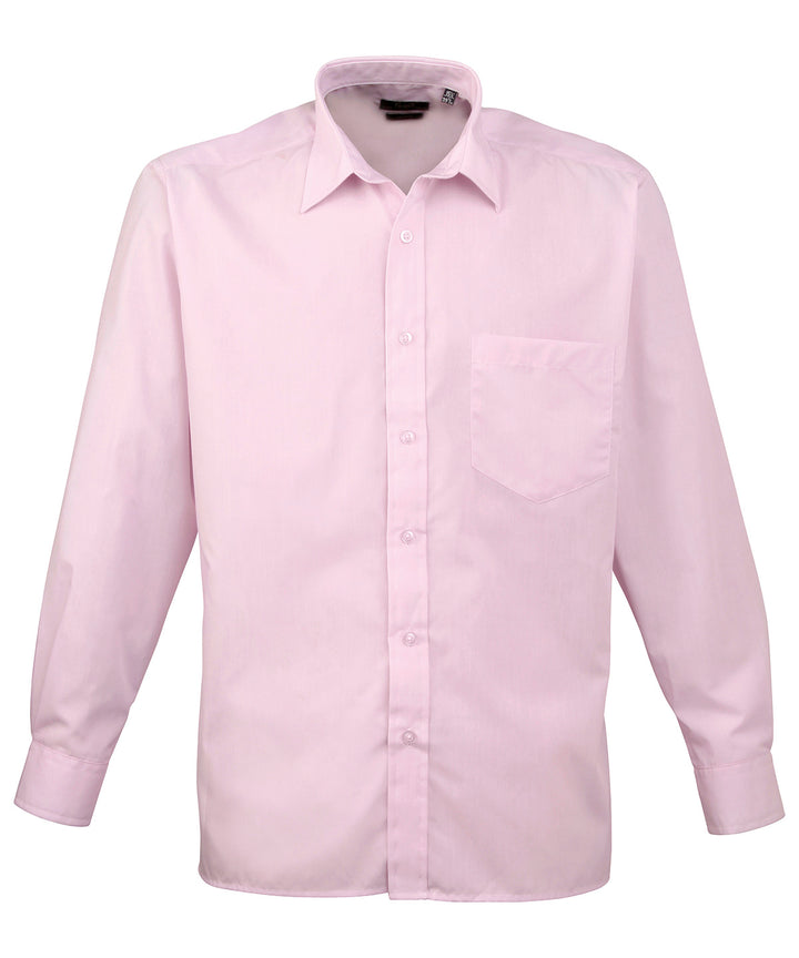 Long sleeve poplin shirt (Magenta)
