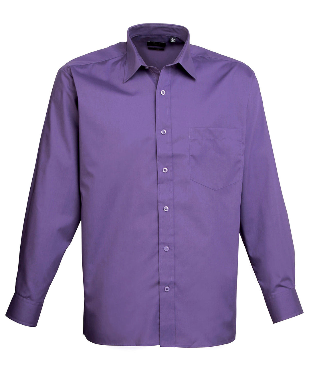 Long sleeve poplin shirt (Magenta)