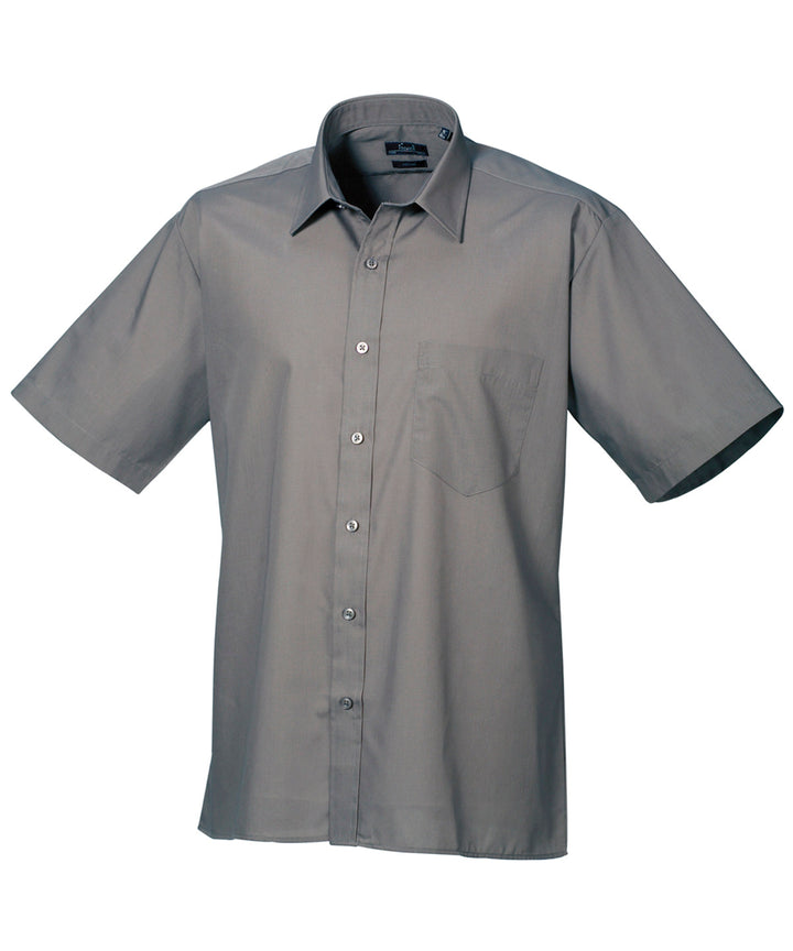 Short sleeve poplin shirt (Grey)