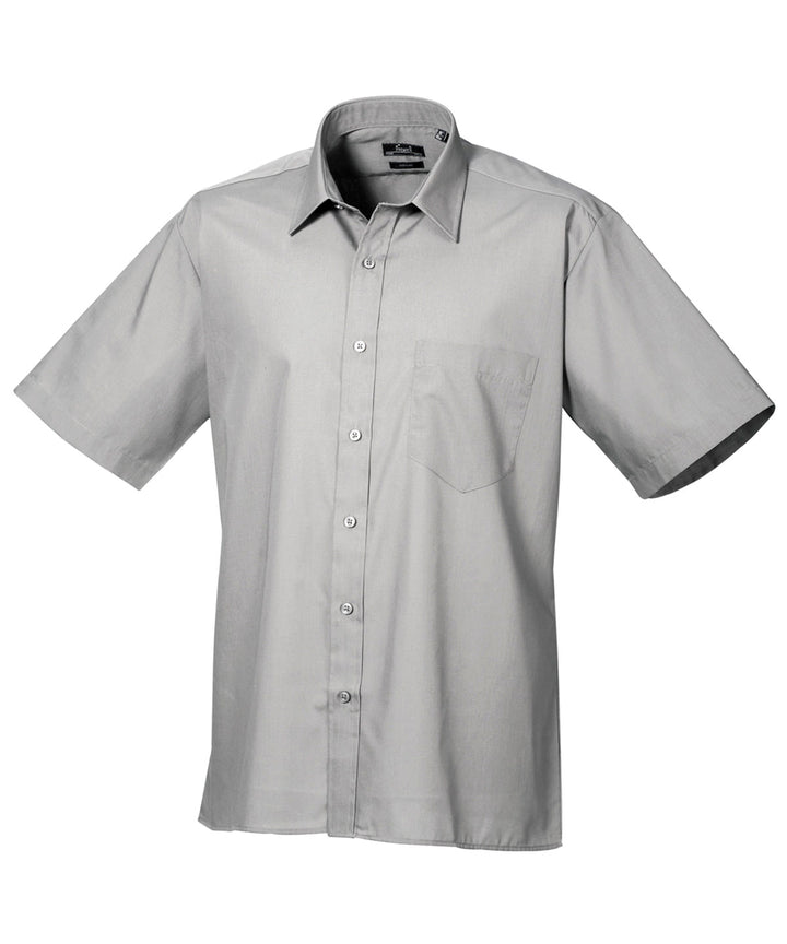 Short sleeve poplin shirt (Grey)
