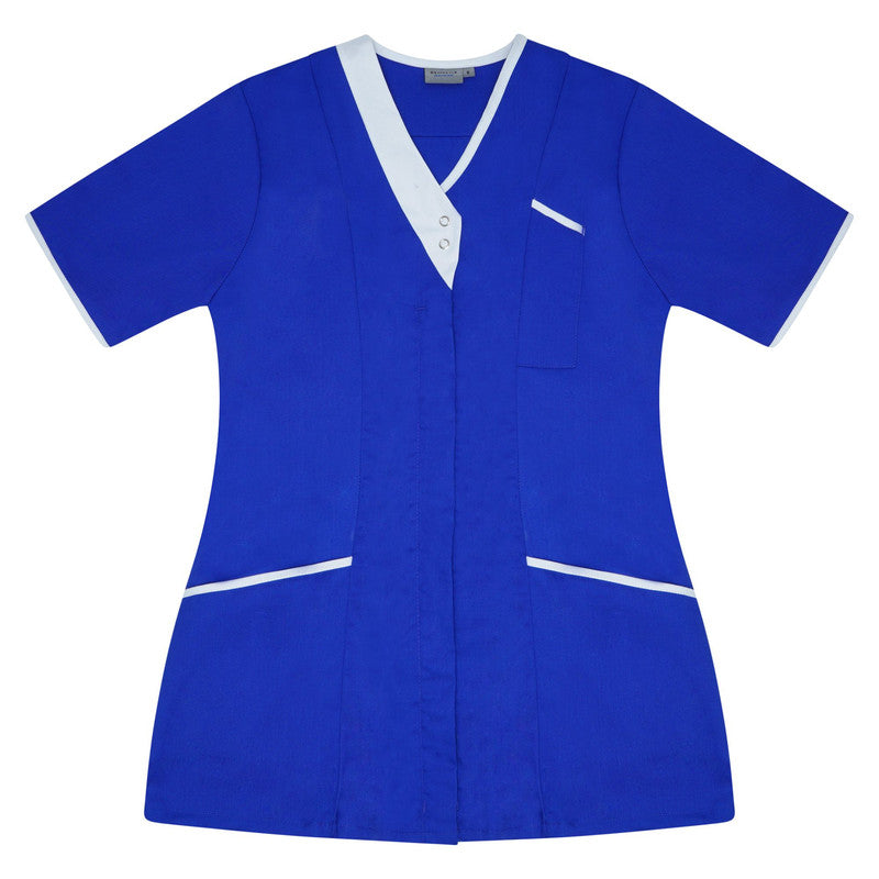 Asymmetric Tunic (Royal/White)