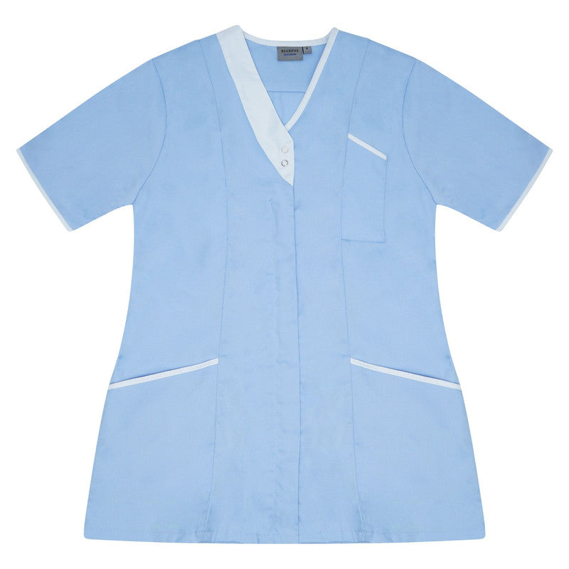 Asymmetric Tunic (Sky/White)