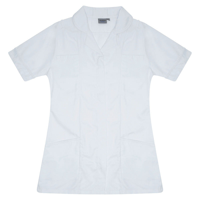 Ladies Tunic Eppaulettes White