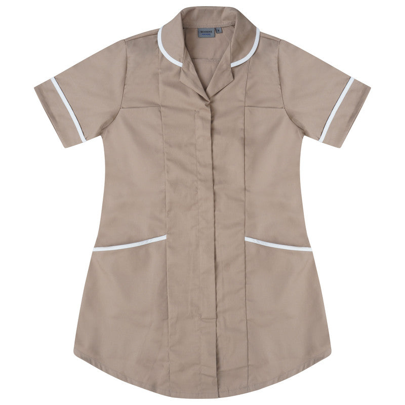 Maternity Tunic (Biscuit/White)