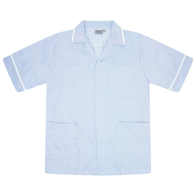 Male Tunic in Blue/White Stripe/White