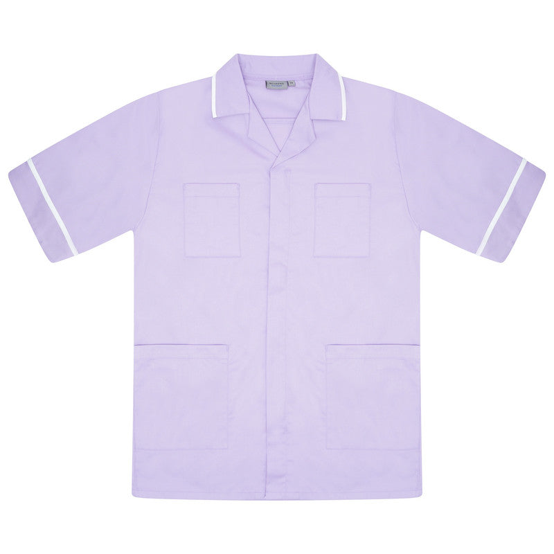 Classic Male Tunic in Lilac/White