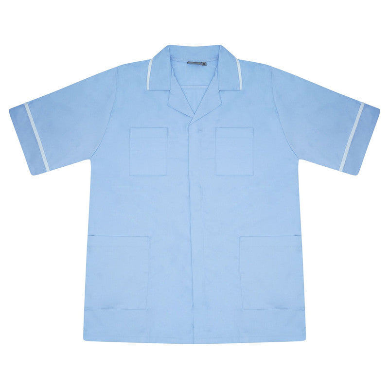 Classic Male Tunic in Sky/White