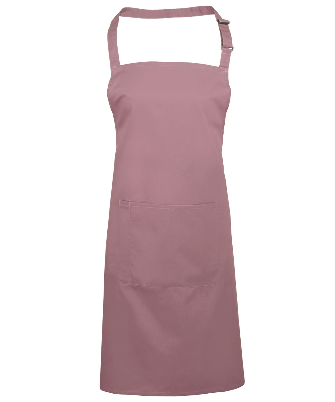 a pink apron on a white background