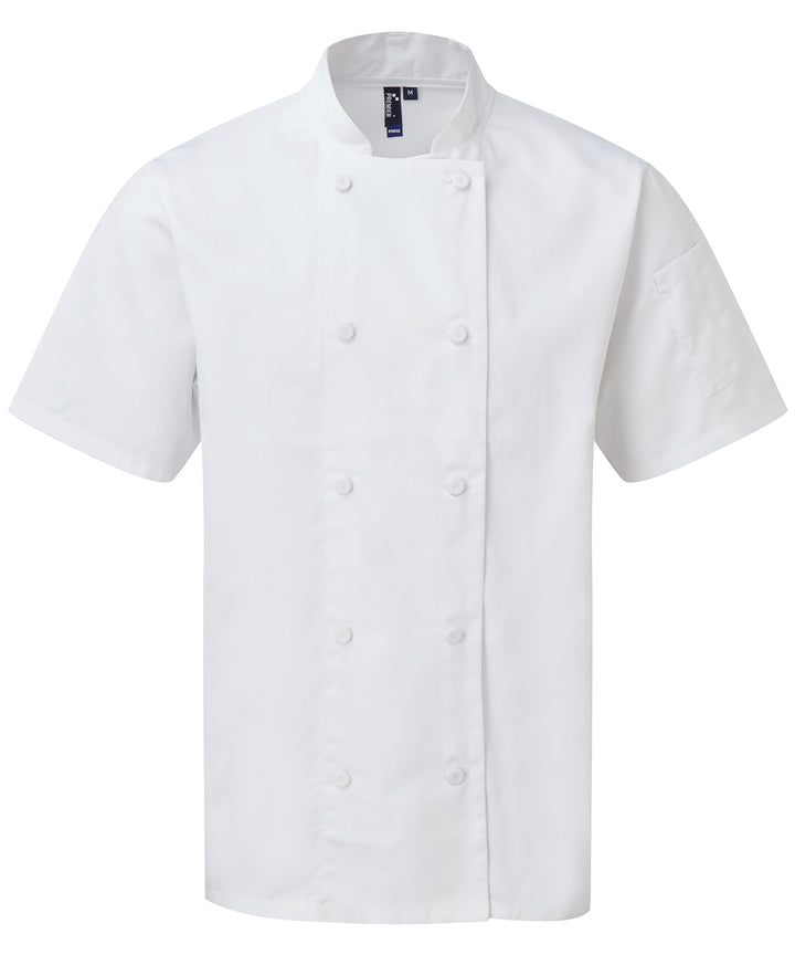 Chef's Coolchecker Short Sleeve Jacket White