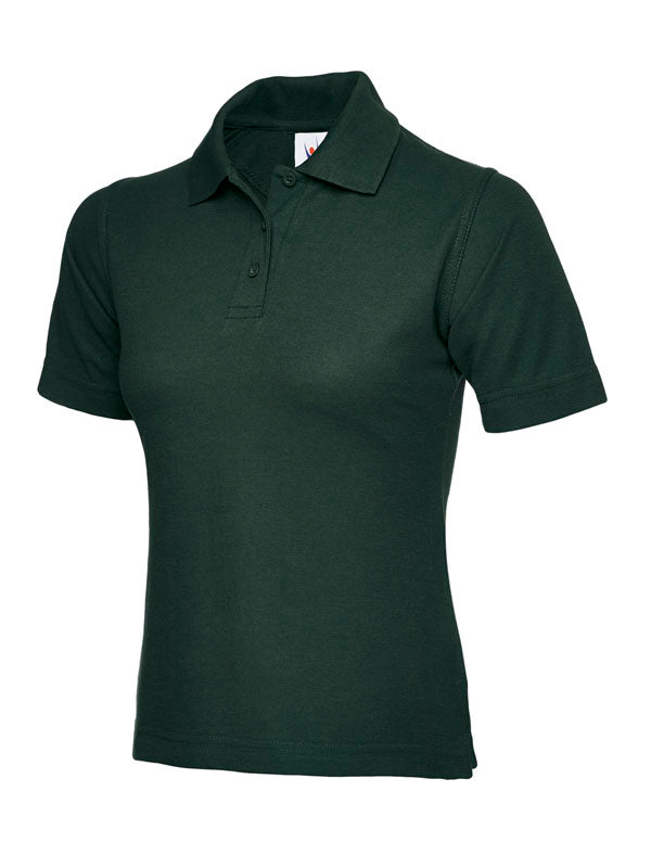 Ladies Bottle Green Poloshirt