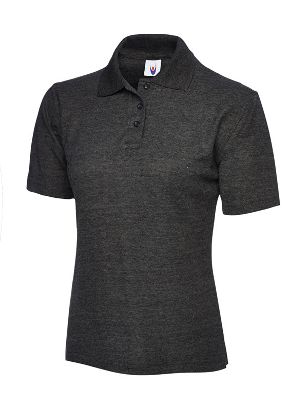 Ladies Charcoal Poloshirt