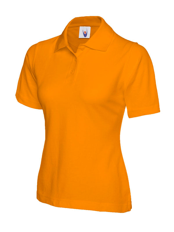 Ladies Orange Poloshirt