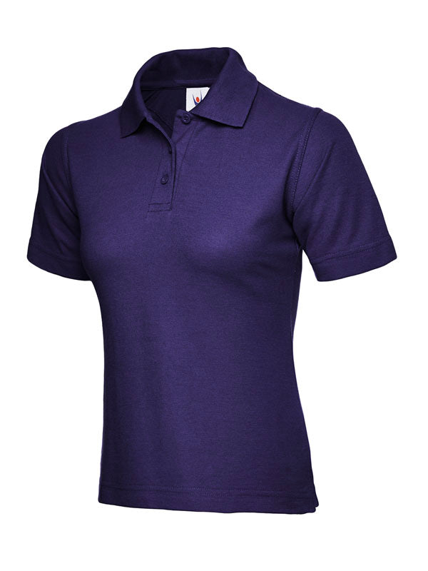 Ladies Purple Poloshirt