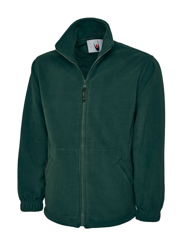 Full Zip Micro Fleece Jacket Bottle Green