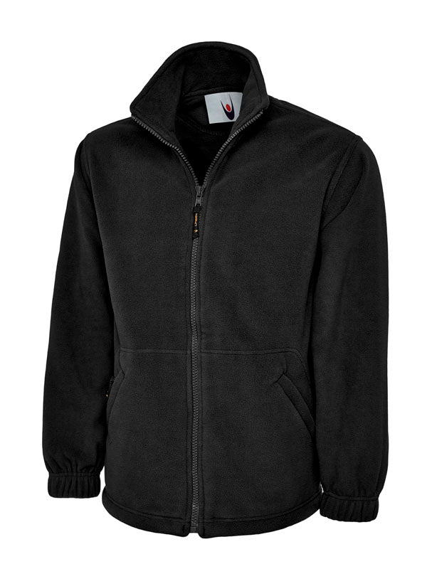 Full Zip Micro Fleece Jacket Black