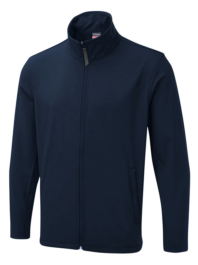 UX Printable Soft Shell Jacket Navy