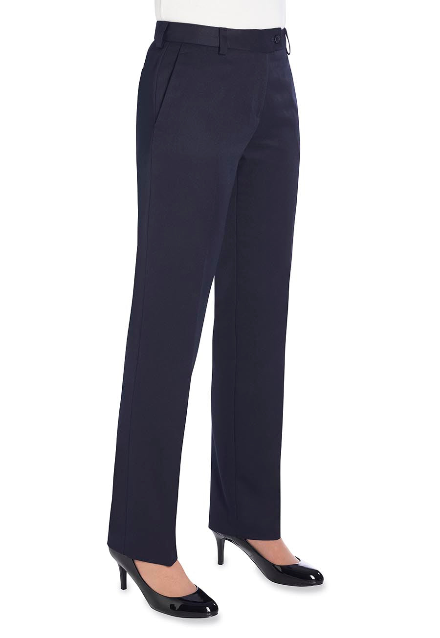 Aura Straight Leg Trouser Navy