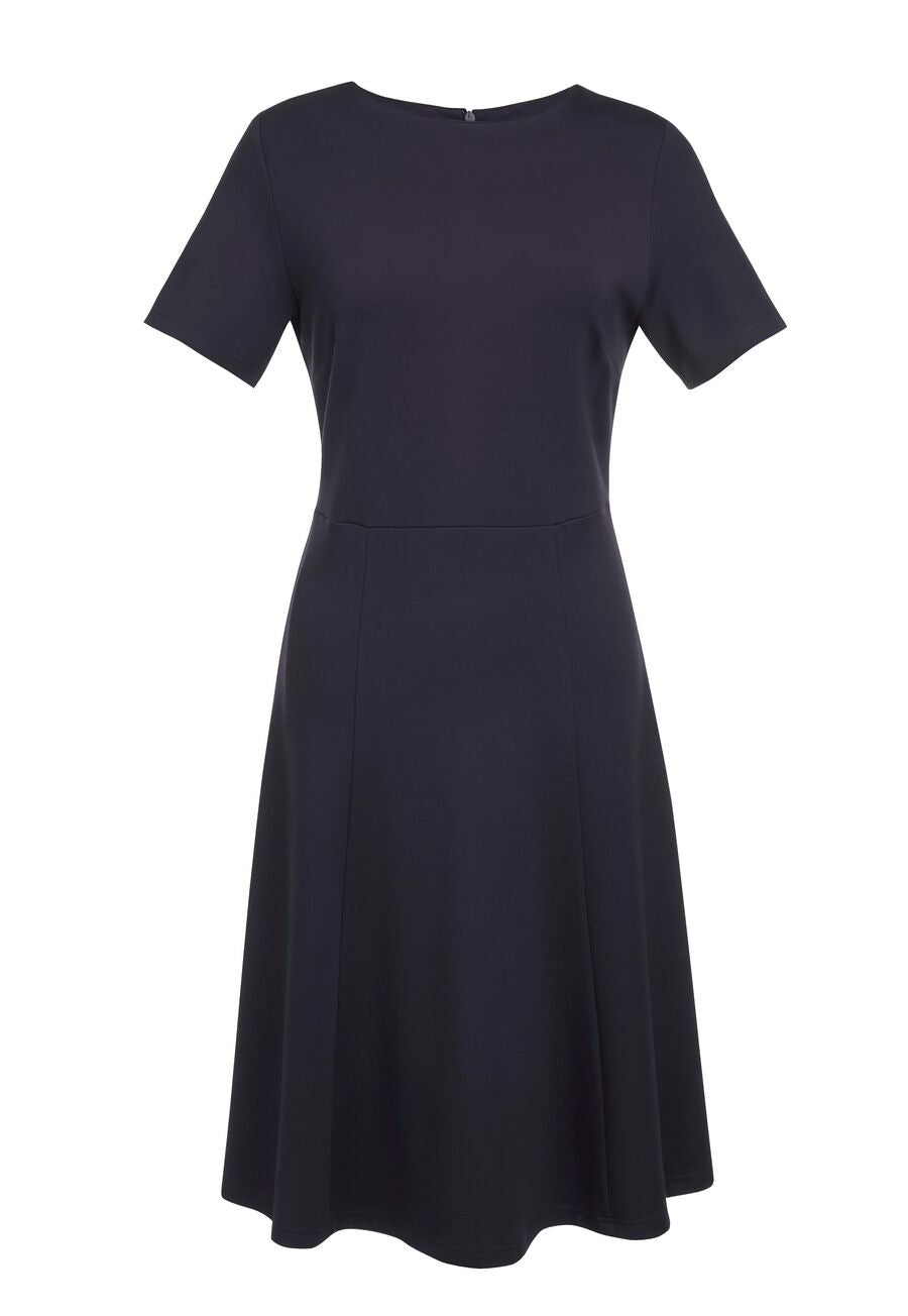 Belinda Jersey Stretch Dress Navy