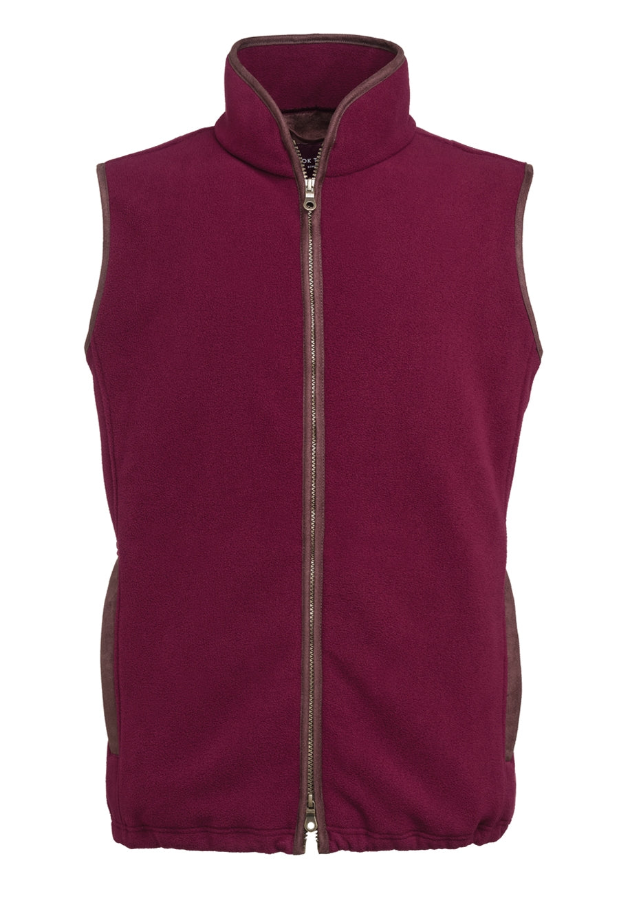 Cincinnati Fleece Gilet Maroon