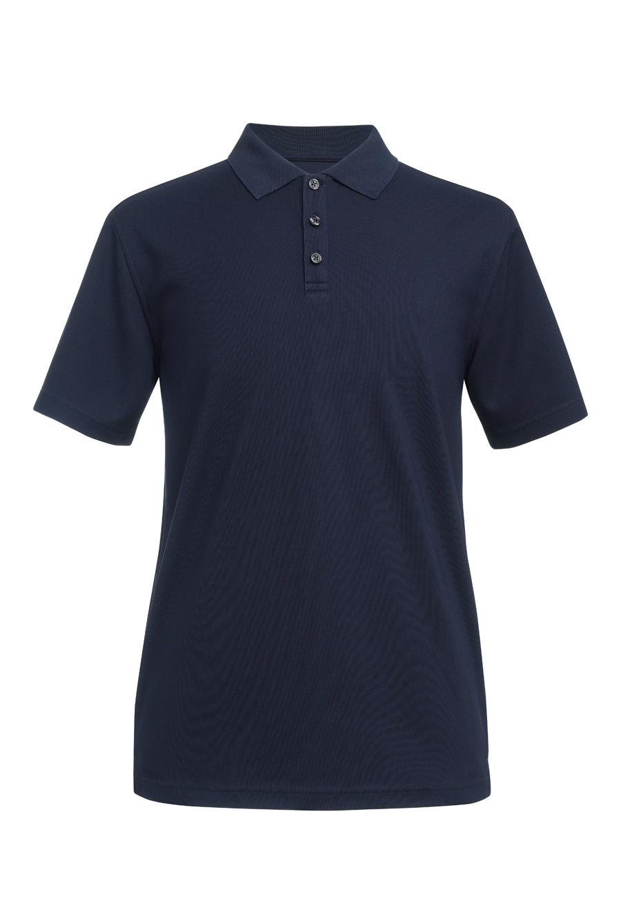 a picture of a polo shirt with buttons on the collar