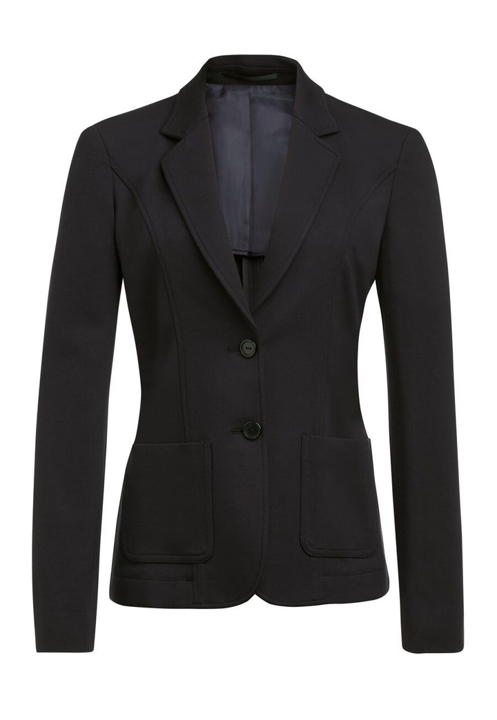 Libra Slim Fit Jersey Stretch Jacket Black