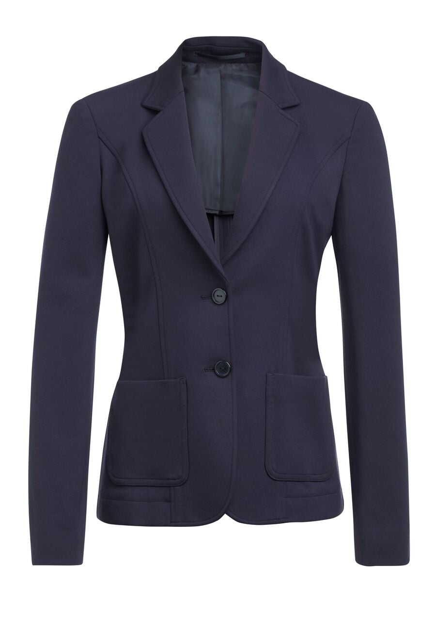 Libra Slim Fit Jersey Stretch Jacket Navy