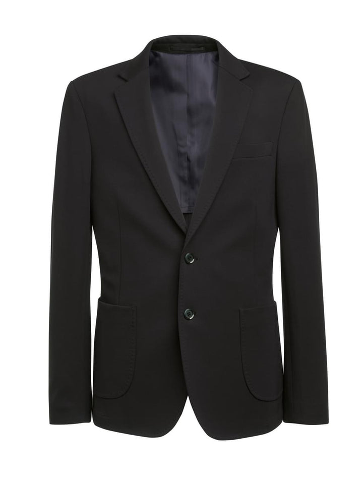 Rory Slim Fit Jersey Stretch Jacket Black