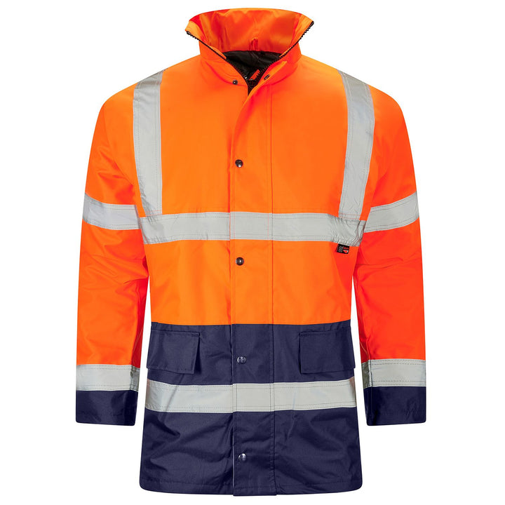 Hi-Vis 2 Tone Jacket (Orange/Navy)