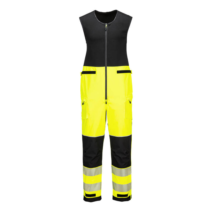 T150 - PW3 Hi-Vis Rain Salopettes (3L)