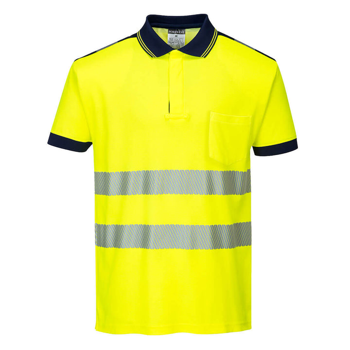 T180 - PW3 Hi-Vis Cotton Comfort Polo Shirt S/S