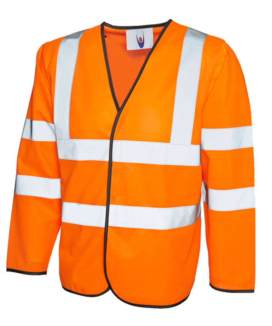 Long Sleeve Safety Waist Coat Orange
