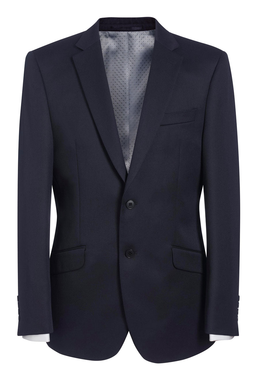 Zeus Tailored Fit Jacket Navy