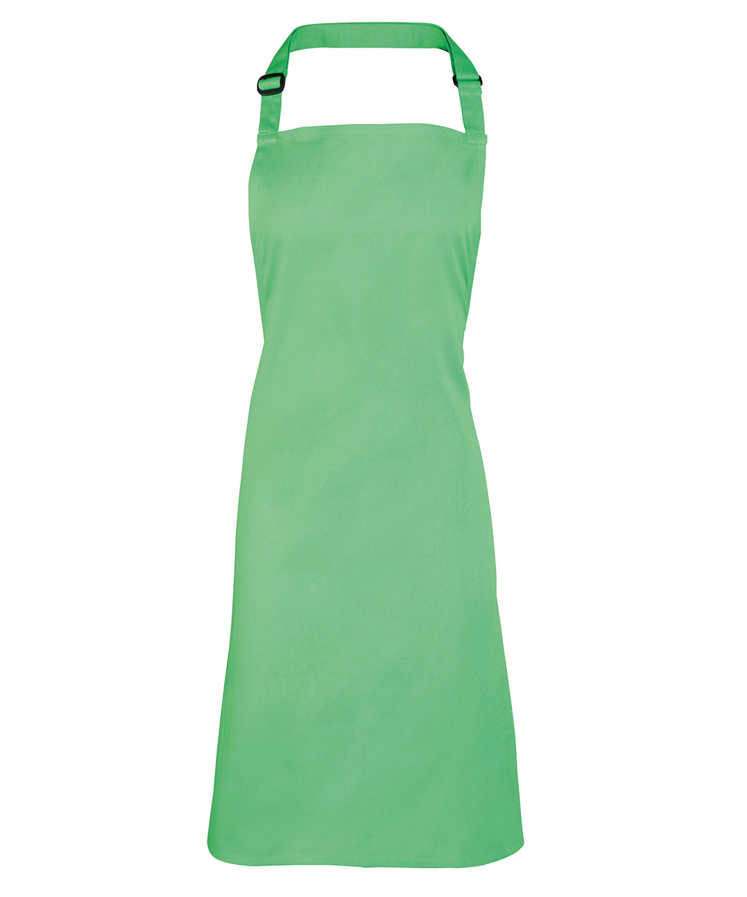 a green apron on a white background