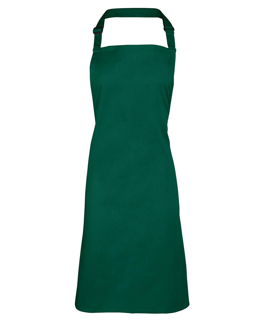 a green apron on a white background